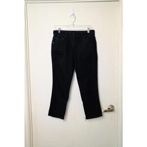 00's Prada Zipper Hem Capri